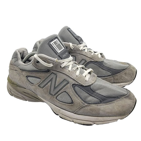 New Balance 990v4 Mens 11.5 2E Gray Castlerock Suede Athletic Shoes M990GL4 main image 6